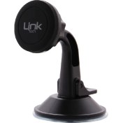 Resim Link Tech Senatech H-710 Universal Mıknatıslı Vantuzlu Araç İçi Siyah Telefon Tutacağı 