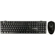 Resim Xaser KM-881 USB Combo Kablolu Q Klavye Mouse Set 