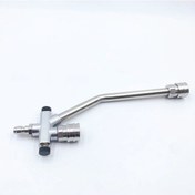 Resim Youtek Stainless Steel 1/4 Hızlı Bağlantı, Köpük Ve Su Püskürtme Fonksiyonlu, Çift Kullanımlı Yüksek Basınçlı Araba Yıkama Likit Sprey Aksesuarı 