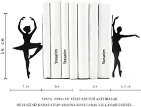 Resim Balerin Kitap Tutucu 