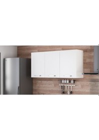 Resim Minar 150 Cm Mutfak Dolabı Beyaz 150-B2-Üst Modül Beyaz 
