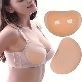 Resim Push Up Yapışkan Tekrar Kullanılabilir Sütyen İçi Pedleri, Yumuşak Göğüs Geliştirici Pedleri, Kadın İç Giyim & İç Çamaşırı Aksesuarları 