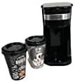 Resim Kiwi KCM-7515 Premium Mini Muglı Filtre Kahve Makinesi, Siyah 