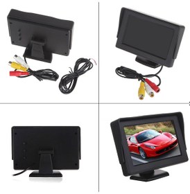 Resim 4.3 İnç Lcd Araç Monitör Geri Vites Kamerası Uyumlu 