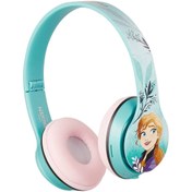 Resim Volkano Disney Frozen Karlar Ülkesi Anna Elsa Bluetooth Lisanslı Kulak Üstü Çocuk Kulaklığı 