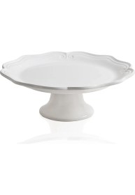 Resim The Mia Grande Pasta Kek Standı Beyaz 33X12 cm GRD0017 