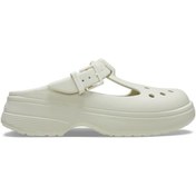 Resim Crocs Classic Mary Jane Clog Kadın Terlik - Ekru 