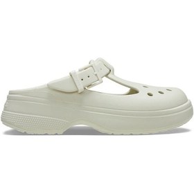 Resim Crocs Classic Mary Jane Clog Kadın Terlik - Ekru 
