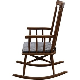 Resim Bengimobilya Sandalye Sallanan Bambu Kayın Torna Iskelet Parlak Ceviz Lake Örg (446219737) 