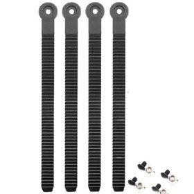 Resim Bosphorusboutique Suntek Snowboard Ayak Bileği Askıları Sabitleme 4-adet Siyah Eo Siyah 