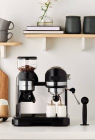 Resim Karaca Coffeemaid Kahve Öğütücülü, Köpürtücülü, 19Bar Basınçlı Espresso Latte Cappuccino Americano Mk. 1,4L 