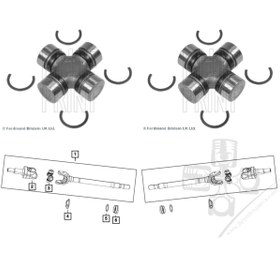 Resim BLUE PRİNT Jeep Grand Cherokee Zj 5.2l 30mm Uyumlu Ön Aks Mafsal Istavroz Bilstein 