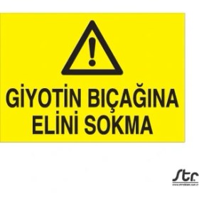 Resim Technopa Giyotin Bıçagına Elini Sokma 70 x 100 cm 