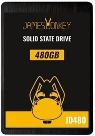 Resim James Donkey JD480 480GB 3D Nand 2.5" 510MB/480MB/sn SSD Disk - 3 Yıl Birebir Değişim Garantisi 