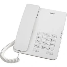 Resim Karel TM140 Beyaz Analog Masa Telefonu 