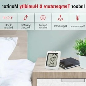 Resim Hakay Dijital Termo-Higrometre, Sıcaklık ve Nem Ölçer 