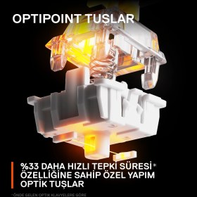 Resim Steelseries Apex 9 Mini Mekanik Oyun Klavyesi 