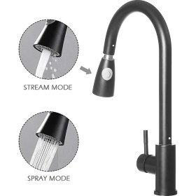 Resim Guangdong Spirit 360 O Dönüş ve Iki Çeşit Su Akışı Opsiyonel Gerilebilir Mutfak Bataryaları 