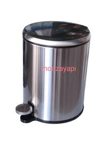 Resim Primanova Cigo Pedallı Çöp Kovası Soft Mat Mat Krom 