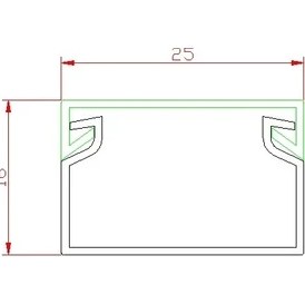 Resim Kablo Kanalı 25x16 