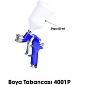 Resim California Pneumatic 4001P CAP69915 Üsten Havalı Boya Tabancası 2.0 MM 600 ML 