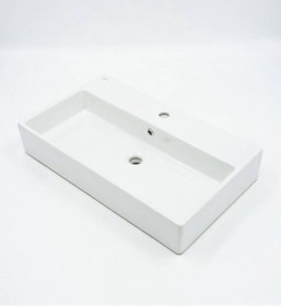 Resim Ideal Standard - Tezgah Üstü Lavabo Batarya Delikli 70x42 Cm Beyaz - Z250801- 