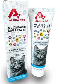 Resim Alpha Fox Multivitamin Kedi Malt Macunu 100g (Vitaminli Bağışıklık Sistemi Destekleyici) 