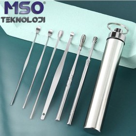 Resim MSO Paslanmaz Çelik Kulak Içi Temizleme Set 