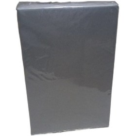 Resim Mycey Çift Kişilik Lastikli Pamuk Penye Çarşaf Takımı 200x200+30 Cm Açık Gri 