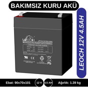 Resim leoch 12v 4,5ah Kuru Tip Akü 