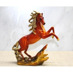 Resim Polyester Şahlanmış At Figürü Alk4590 - 9019503533503ynt 