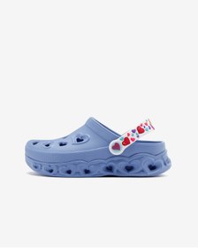Resim SKECHERS FOAMİES: LİGHT HEARTED - UNİCORNS & SUNSHİNE Büyük Kız Çocuk Mavi Işıklı Terlik 308023L LTBL 