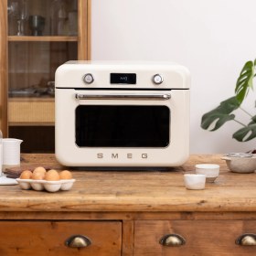 Resim Smeg 50'S Style Retro Buharlı Mini Fırın COF01 