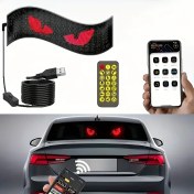 Resim Şeytanın Gözü Araba LED - Esnek Neon Dekoratif Bantlar, 5V Çalışma Gerilimi, USB Güçlü LED, Bataryasız 