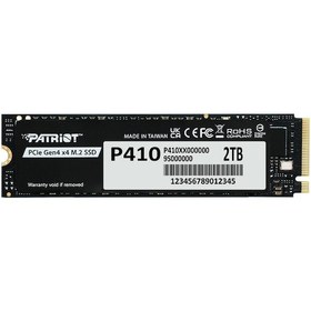 Resim Patriot P410 Pcıe Gen4 X4 Nvme 1.4 M.2 2280 Ssd R/5000 W/4500 Adad2ptr0002 