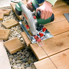 Resim Bosch Elektrikli Daire Testere Pks 66 Af (1600 Watt, Kılavuz Rayı Dahildir, 190 mm Daire Testere Çap 