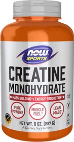 Resim NOW Foods Sports Nutrition Creatine Monohydrate Powder Mass Building Energy Production 