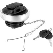 Resim Scania Kamyon Yakıt Deposu Kapağı Kilitli Anahtarlı Benzin Kapağı 2993923 1402004 1481301 Otomobil Dışı G20242728806 Siyah. 