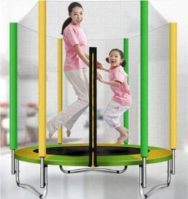 Resim Fileli Trambolin 140 Cm Katlanabilir Çocuk Trambolini 