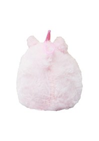 Resim Sevimli Sesli Mini Unicorn Peluş Pembe 10 Cm - Uyku Ve Oyun Arkadaşı Peluş Oyuncak Pembe 