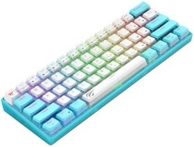 Resim Havit Gamenote KB903L%60 Mekanik Blended Aydınlatma Oyuncu Klavyesi - 61 Tuş (Mavi) 