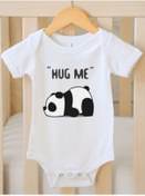 Resim Hug Me Özel Tasarım Bebek Zıbın Pamuklu Çıtçıtlı Body 