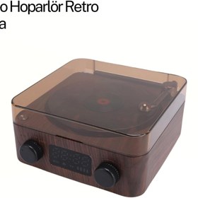 Resim AyrStore GRAMAFON SPEAKER KAHVERENGİ 