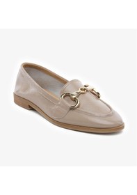 Resim Greyder 59271 Vizon Kırışık Rugan Hakiki Deri Kadın Casual Ayakkabı-826 Vizon-kırışık-rugan Vizon 