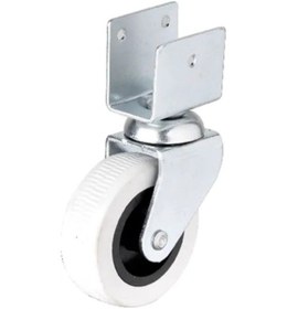 Resim 324 - 50x20 Mm Gri Kısa U Tablalı Teker 4 Adet 