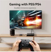 Resim Vention Usb Harici Ses Kartı Usb 3.5mm Ses Adaptörü Usb Macbook Uyumlu Bilgisayar Multi Function 50cm 