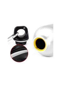 Resim Gümüş Spor Açık Bisiklet Su Alaşımlı Egzersiz Kamp Şişe Gümüş 