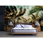 Resim Amazon Ormanı Tropikal Yapraklar Duvar Kağıdı 