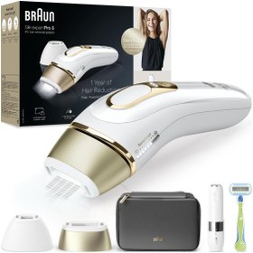 Resim Braun IPL Silk·expert Pro 5, Evde Tüy Alma, Çanta, Venus Tıraş Makinesi, 2 Başlık ile, PL5146 
