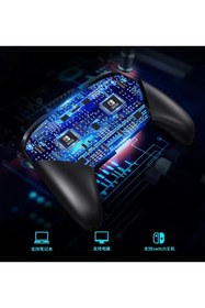 Resim GLRTech Nintendo Switch Pro Uyumlu Controller Kablosuz Bluetooth Gamepad Oyun Kolu 